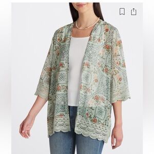 Mason & Belle Blue Floral Cardigan